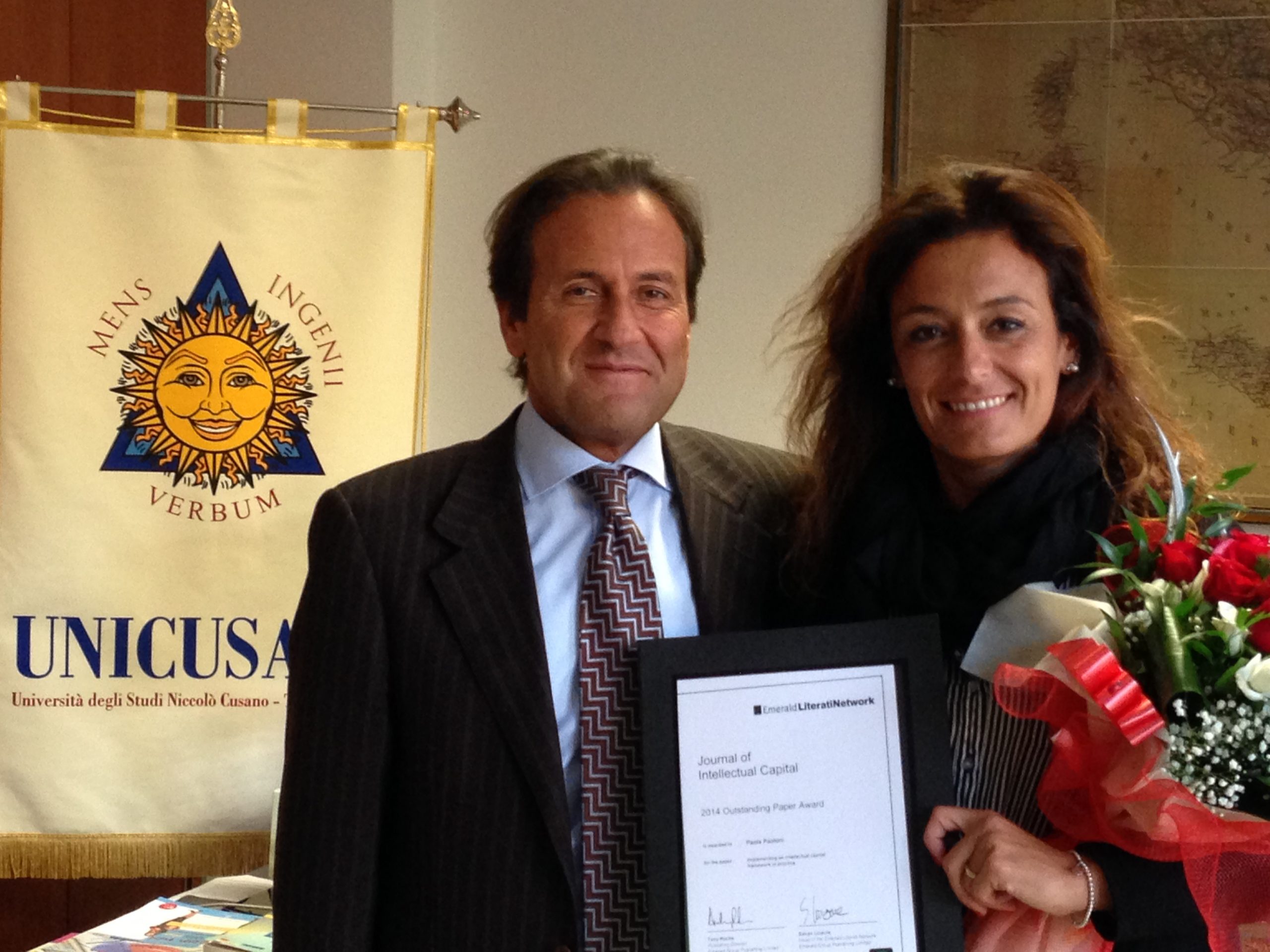 La Prof.ssa Paoloni, docente Unicusano, ha ricevuto un importante riconoscimento
