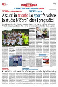 cusano alle universiadi