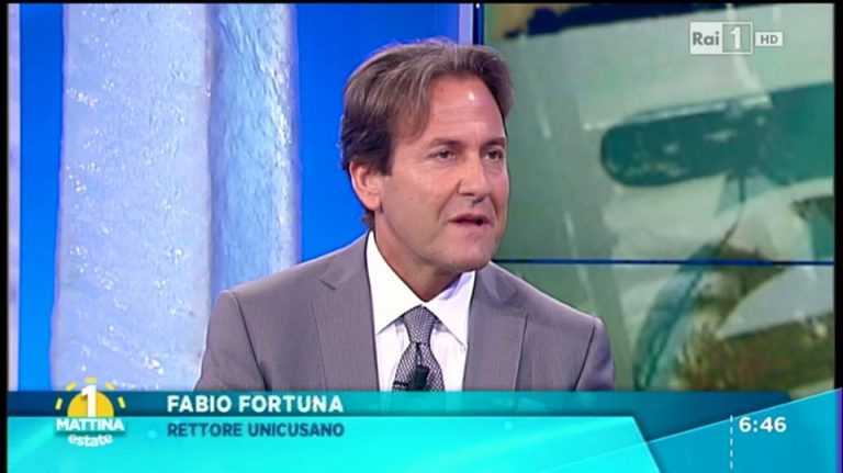 VIDEO-Fabio Fortuna, Rettore Unicusano, a Rai Unomattina il 6 ottobre