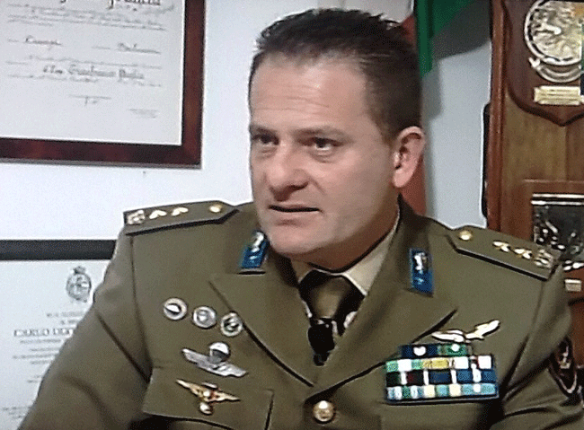 Gianfranco Paglia, tenente colonnello