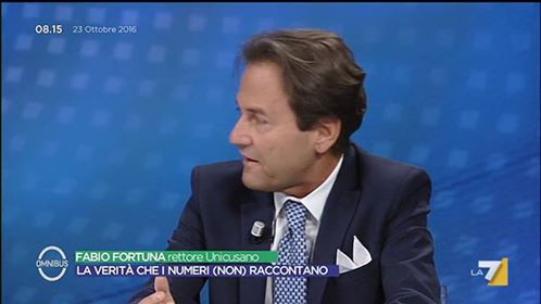 VIDEO-Il Prof. Fabio Fortuna a Omnibus, su La7, il 23 ottobre 2016