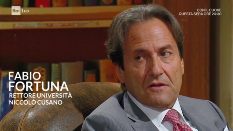 VIDEO-Il Rettore Fabio Fortuna ospite di Uno Mattina In Famiglia