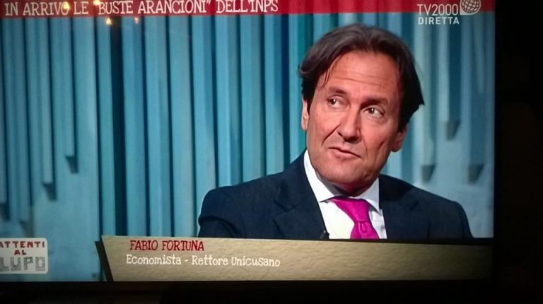 VIDEO-Il Rettore Fabio Fortuna ad Attenti al Lupo (Tv 2000) il 1° marzo