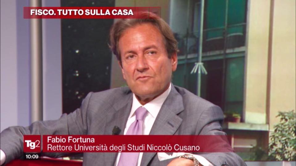 VIDEO-Il Rettore Fabio Fortuna a Tg2 Lavori in Corso del 30 maggio