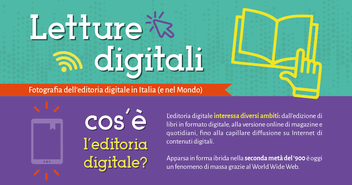 Letture Digitali: la nuova infografica Unicusano sull’Editoria Digitale