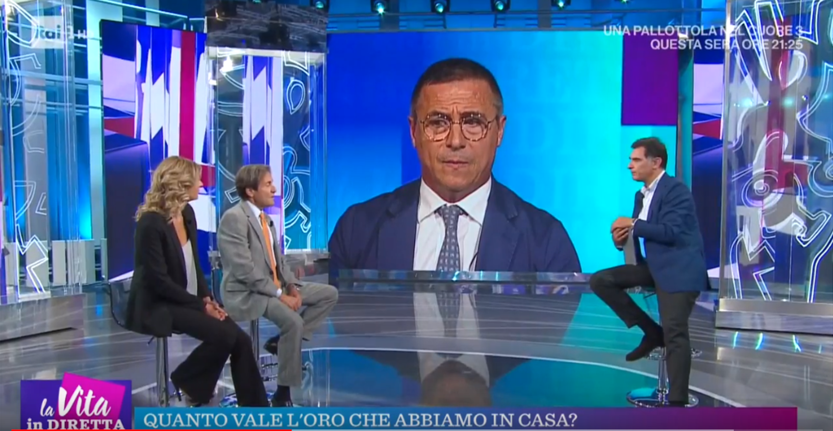 VIDEO – Rettore Fortuna ospite di Vita In Diretta – Puntata del 25/09/2018