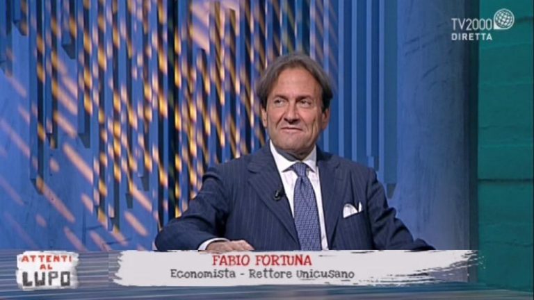 Il Rettore Fabio Fortuna a TG2000 (10/08/2019)