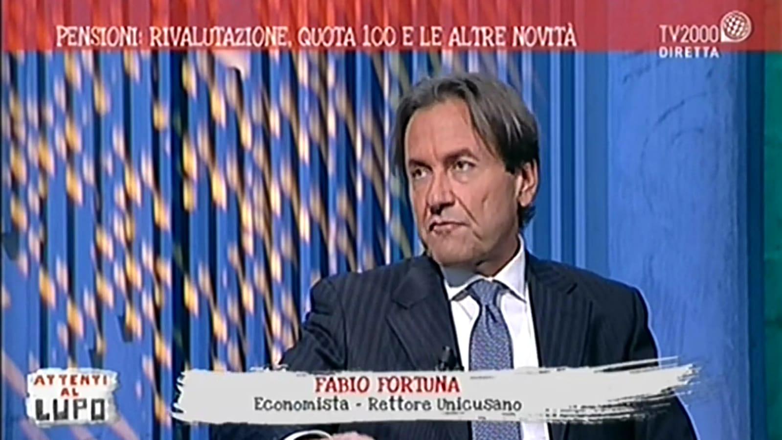 Fabio Fortuna ad Attenti al Lupo di Tv2000 (13/02/2019)