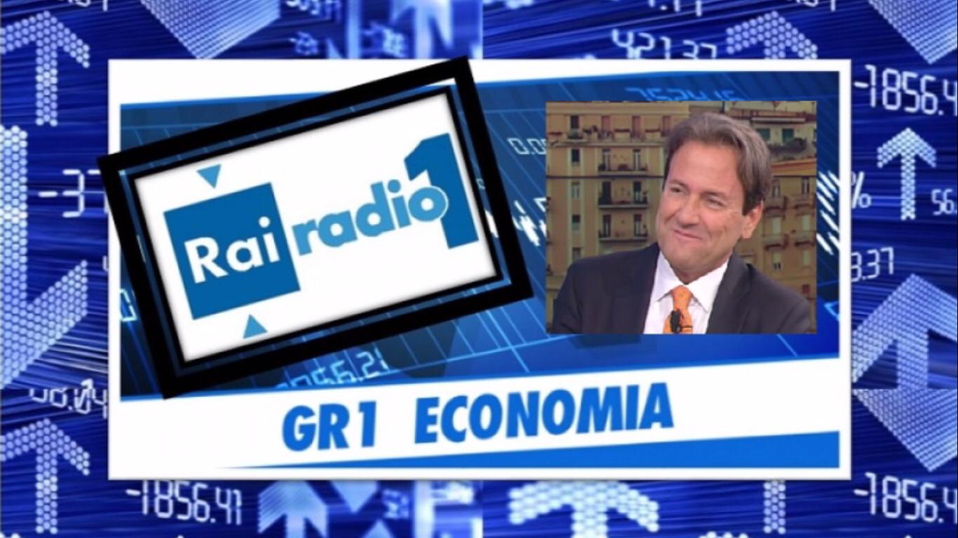 Fabio Fortuna al Gr1 Economia Giornale Radio 1 RAI (16/10/2019)