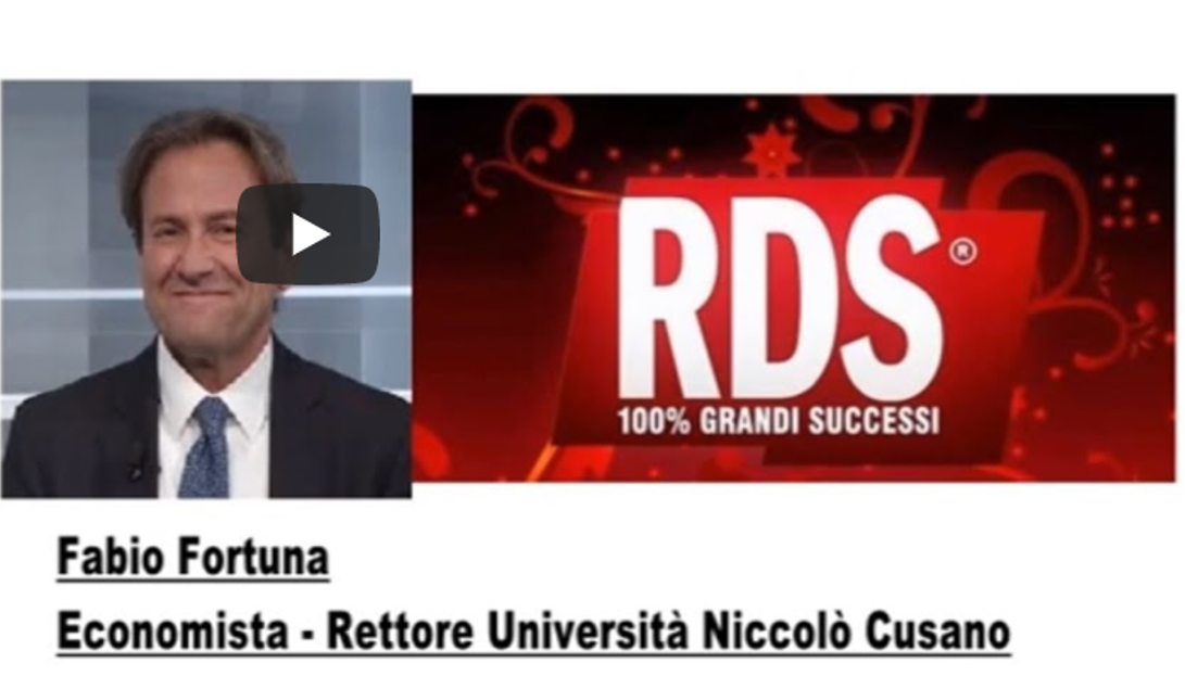 Prof. Fabio Fortuna: intervento a RDS Giornale Radio del 27/07/2019
