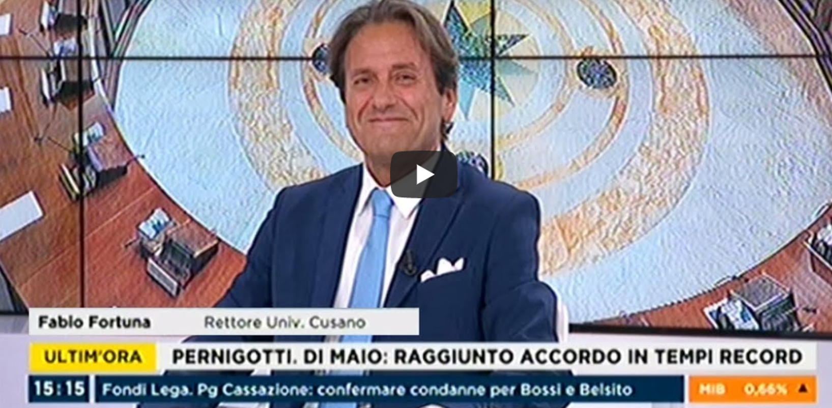 Rettore Unicusano: Intervento a Focus 24 di Rainews 24 (06/08/2019)