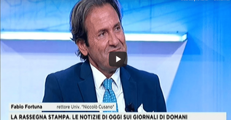 Fabio Fortuna a DOMANI IN PRIMA di Rainews24 (07/09/2019)