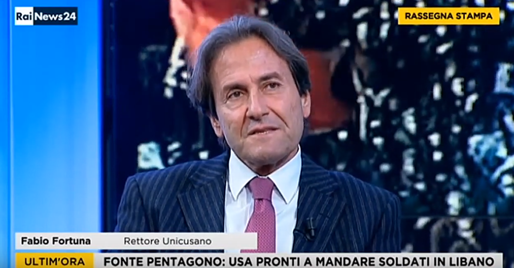 Fabio Fortuna a Domani in Prima Rassegna stampa di Rainews24 (puntata del 03/01/2020)