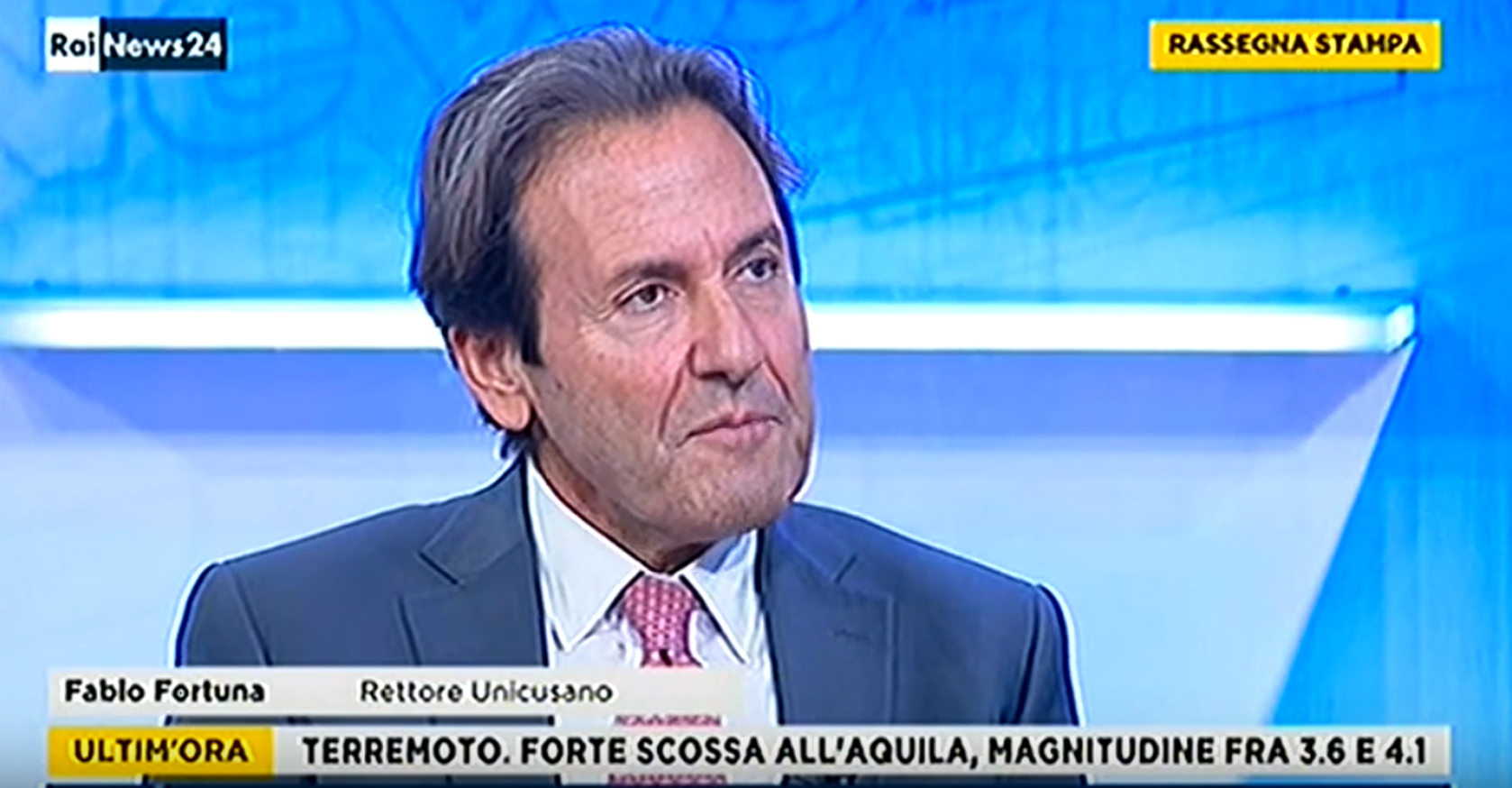 Fabio Fortuna a Domani in Prima di Rainews24 (puntata 07/12/2019)