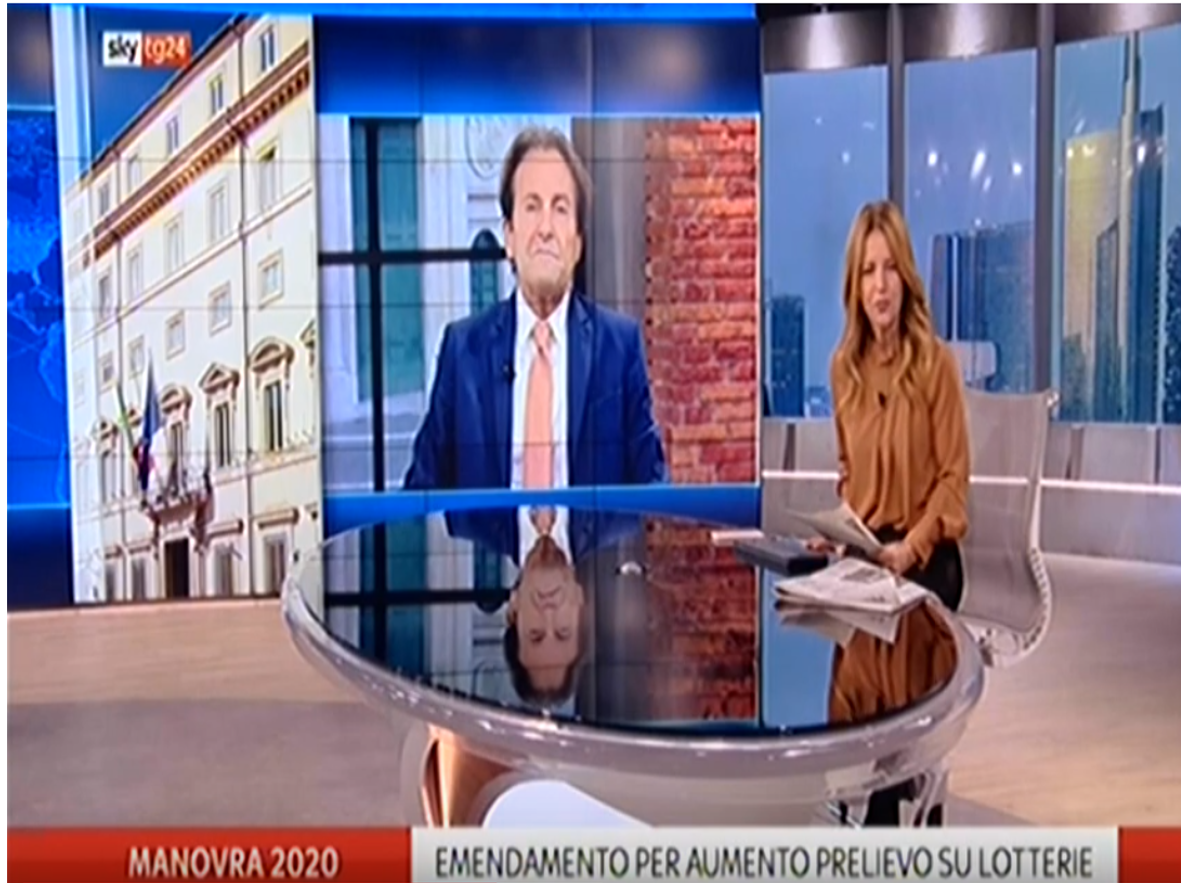 Rettore Fortuna: Intervista a SKY TG24 (puntata del 07/12/2019)