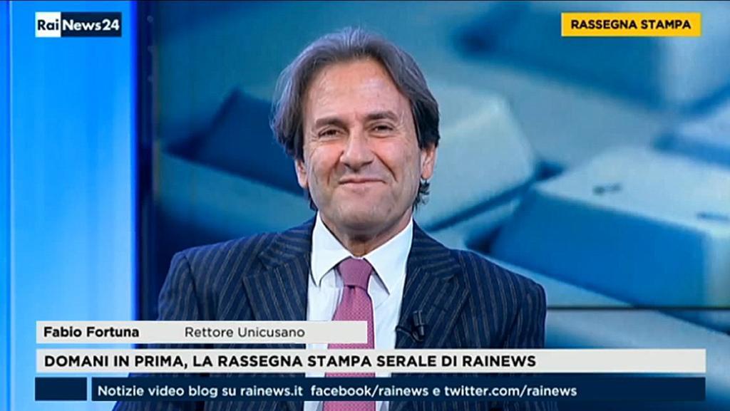 Fabio Fortuna Interventi a Domani in Prima Rassegna Stampa di Rainews 24 del 23 08 2020