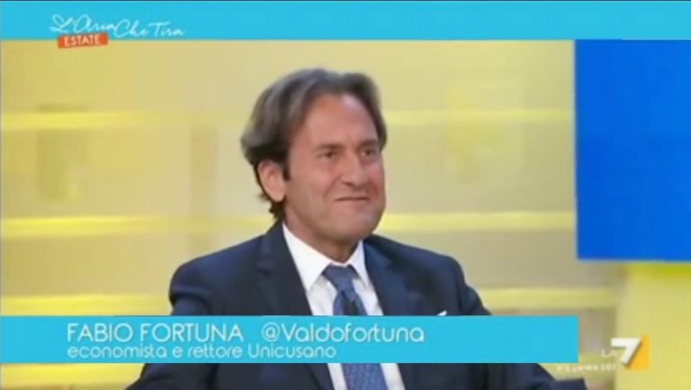 Fabio Fortuna Interventi a L’Aria che tira La7 del 10 08 2020
