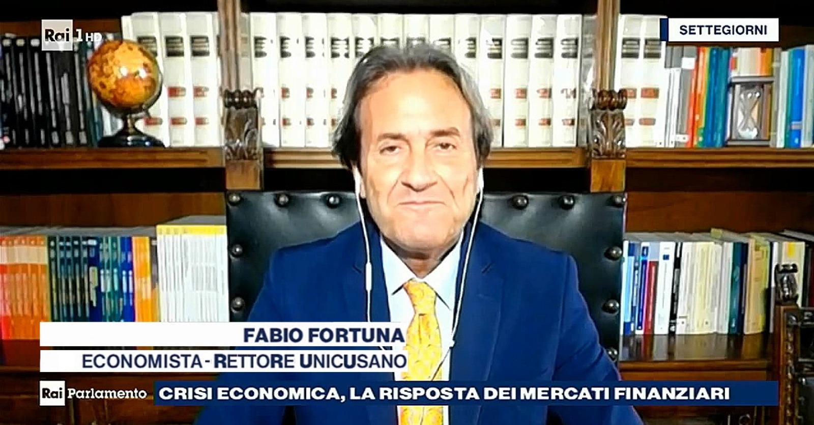 Fabio Fortuna a Raiparlamento Settegiorni del 27 03 2021