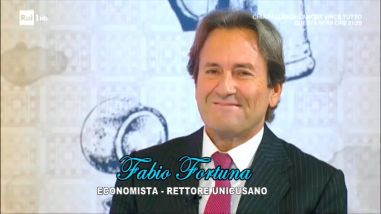 Fabio Fortuna a Unomattina in Famiglia 03 01 2021