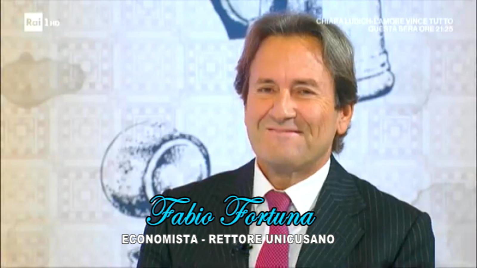 Fabio Fortuna a Unomattina in Famiglia 23 01 2022