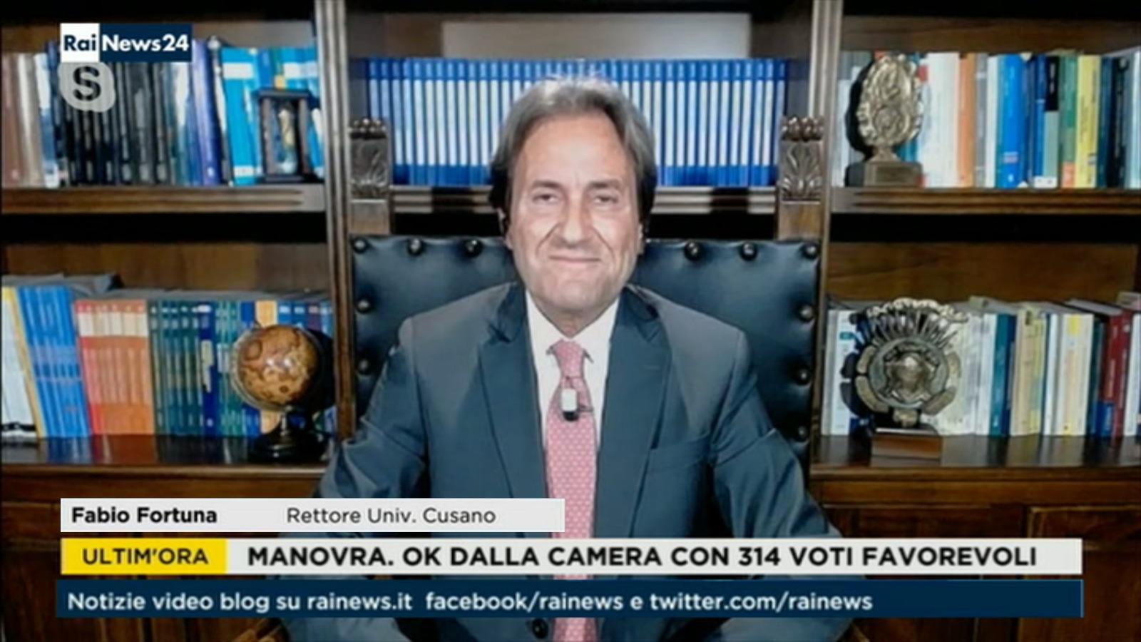 Fabio Fortuna a Rainews24 del 23 12 2020