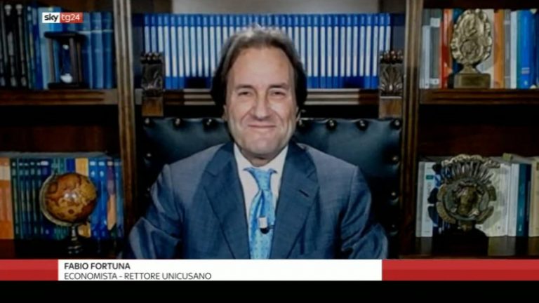Fabio Fortuna a Restart Il punto del Rettore Cusano Italia TV HD ch 264 DT del 09 04 2021