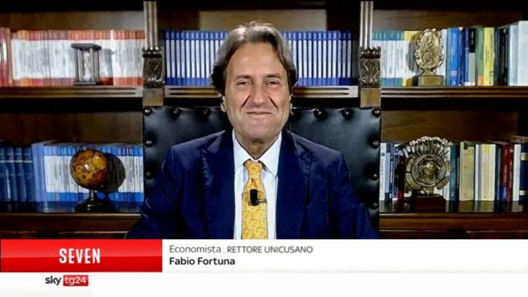 Fabio Fortuna a SEVEN EFFETTO GUERRA di Sky Tg 24 del 19 03 2022