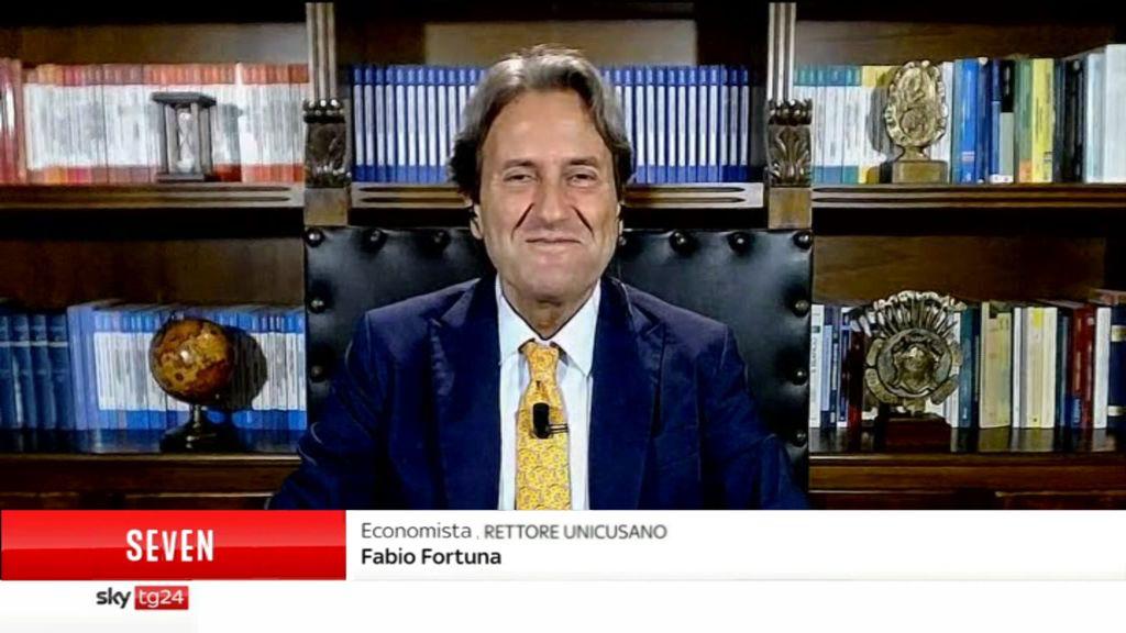 Fabio Fortuna a SEVEN EFFETTO GUERRA di Sky Tg 24 del 19 03 2022